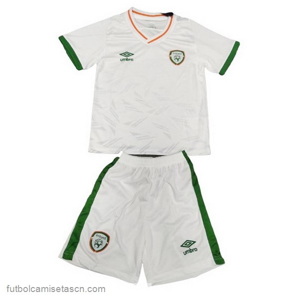 Camiseta Irlanda 2ª Niño 2020 Blanco